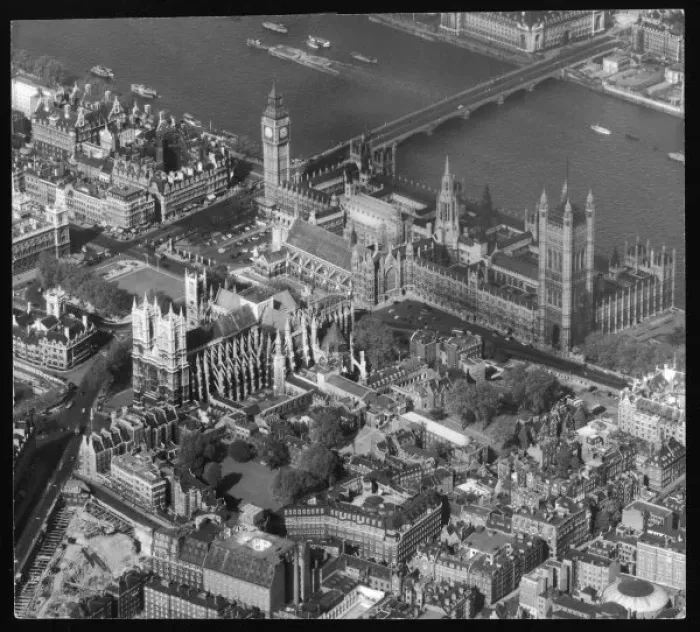 Framed Print : Westminster Aerial View Framed Print : Westminster Aerial View