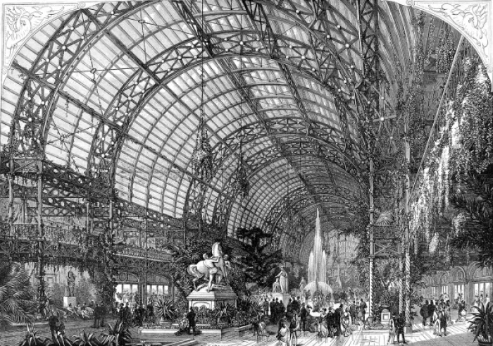 Framed Print : Westminster Aquarium and Summer and Winter Garden, 1875 Framed Print : Westminster Aquarium and Summer and Winter Garden, 1875