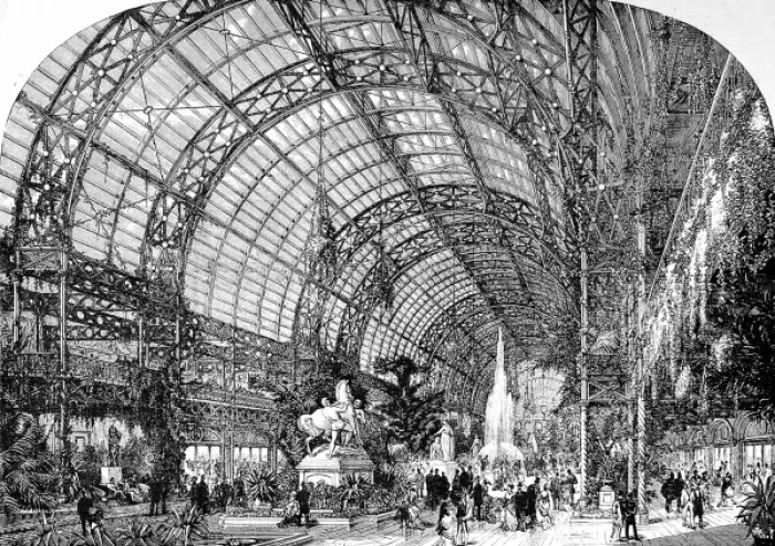 Framed Print : Westminster Aquarium and Winter Garden, London, 1875 Framed Print : Westminster Aquarium and Winter Garden, London, 1875