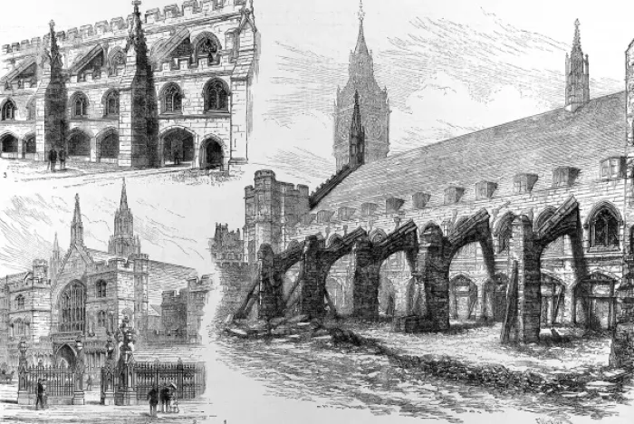Framed Print : Westminster Hall, London, 1884 Framed Print : Westminster Hall, London, 1884