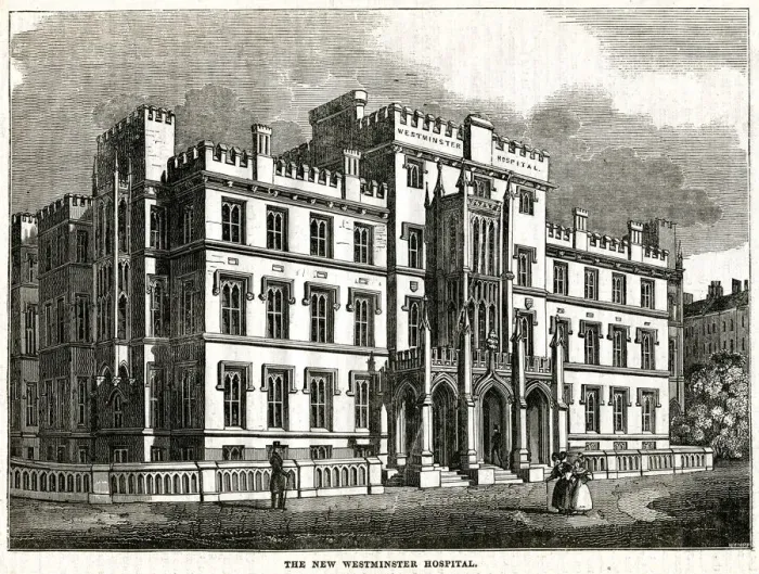 Framed Print : Westminster Hospital, London Framed Print : Westminster Hospital, London