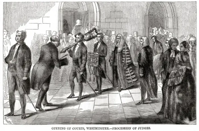 Framed Print : Westminster Judges