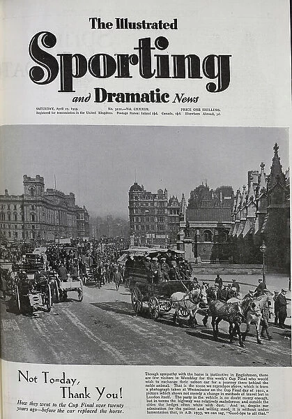 Westminster Traffic, Cup Final Day 1911