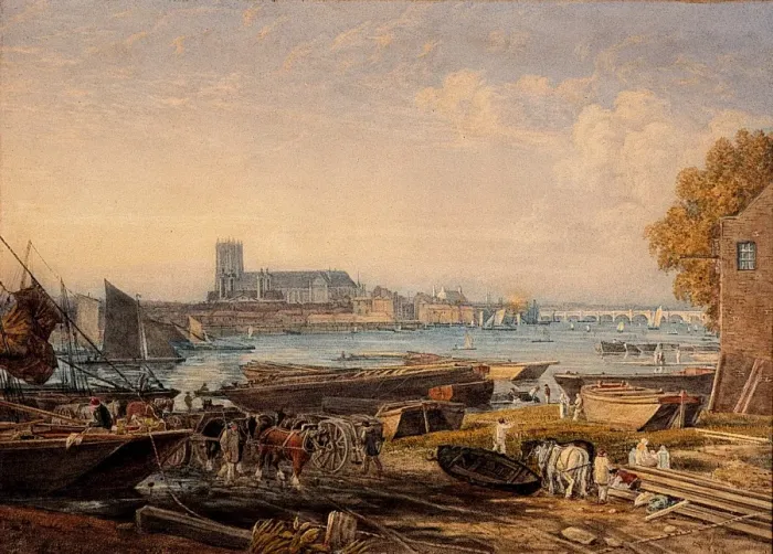 Framed Print : Westminster from Vauxhall