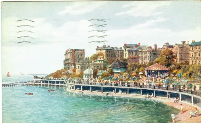 Framed Print : Weston Super Mare, Madeira Cove from the sea Framed Print : Weston Super Mare, Madeira Cove from the sea