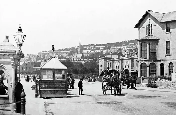 Framed Print : Weston-super-Mare, Victorian period Framed Print : Weston-super-Mare, Victorian period