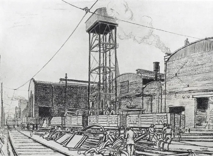 Framed Print : Westwood Works in Peterborough, WW1 Framed Print : Westwood Works in Peterborough, WW1