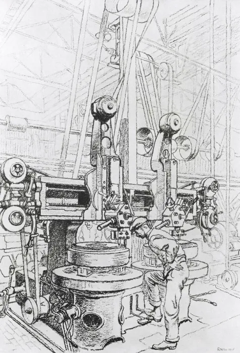 Framed Print : Westwood Works in Peterborough, WW1 Framed Print : Westwood Works in Peterborough, WW1