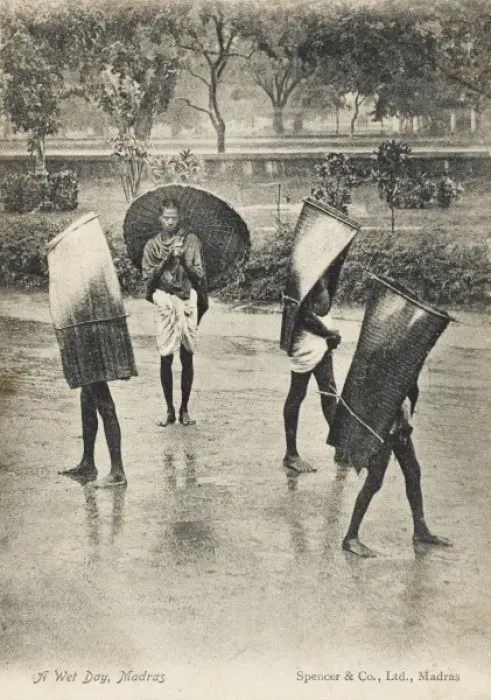 Framed Print : Wet day in Madras, India Framed Print : Wet day in Madras, India