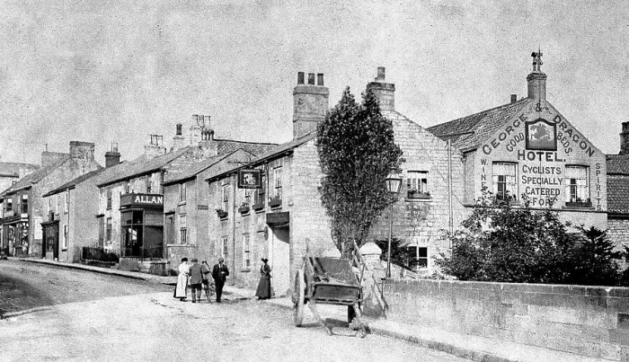 Framed Print : Wetherby High Street early 1900s Framed Print : Wetherby High Street early 1900s