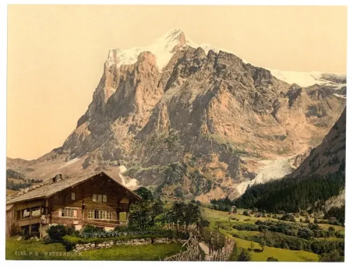 Framed Print : Wetterhorn, from the Scheideg, Bernese Oberland, Switzerland Framed Print : Wetterhorn, from the Scheideg, Bernese Oberland, Switzerland