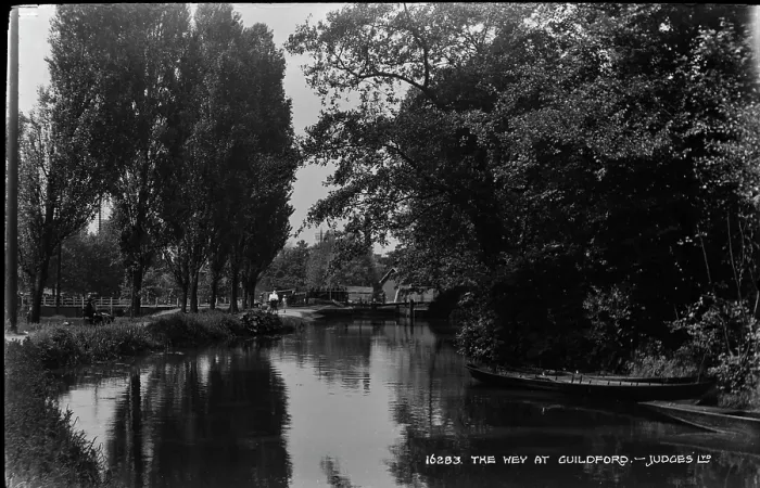 Framed Print : The Wey at Guildford Framed Print : The Wey at Guildford