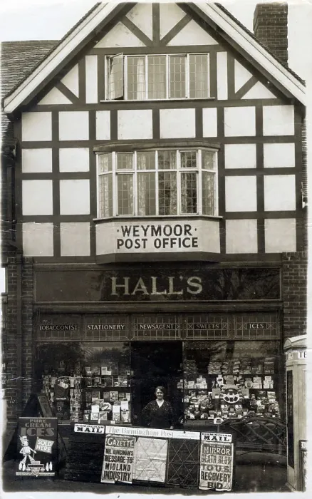Framed Print : Weymoor Post Office and Hall's Newsagents Shop Framed Print : Weymoor Post Office and Hall's Newsagents Shop