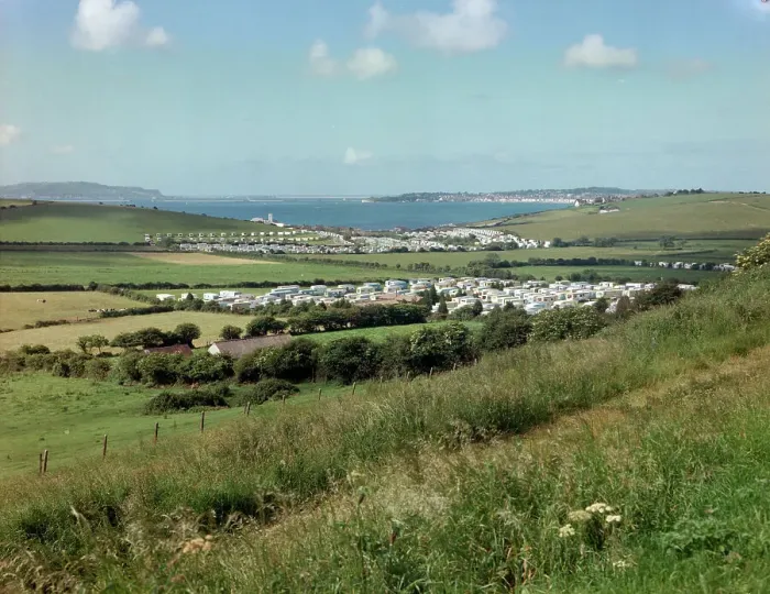 Framed Print : Weymouth Bay from Preston, Weymouth Framed Print : Weymouth Bay from Preston, Weymouth