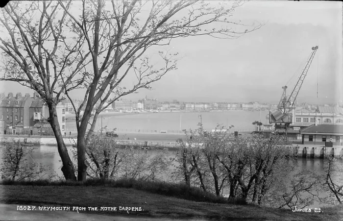Framed Print : Weymouth from the Noth Gardens Framed Print : Weymouth from the Noth Gardens