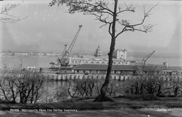 Framed Print : Weymouth from the Noth Gardens Framed Print : Weymouth from the Noth Gardens