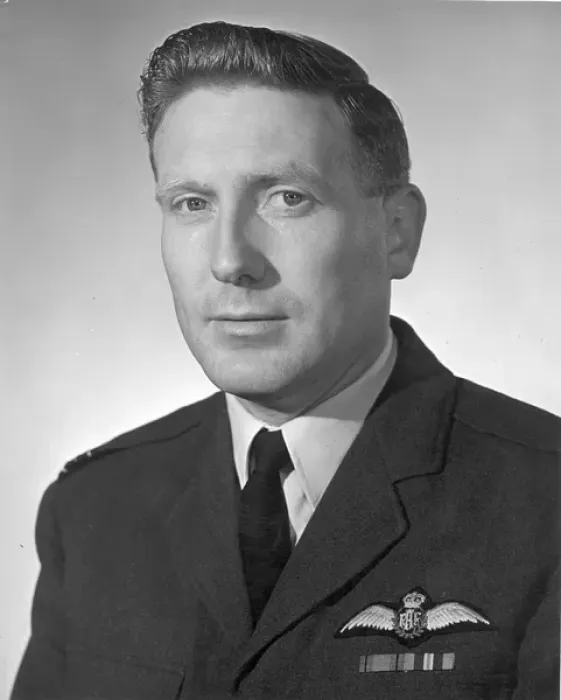 Framed Print : Wg Cdr James Jimmy Leonard Dell (1924-2008)