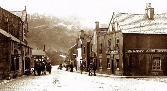 Framed Print : Whalley early 1900's Framed Print : Whalley early 1900's