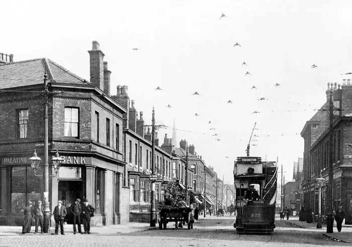 Framed Print : Whalley Range, Blackburn early 1900's Framed Print : Whalley Range, Blackburn early 1900's
