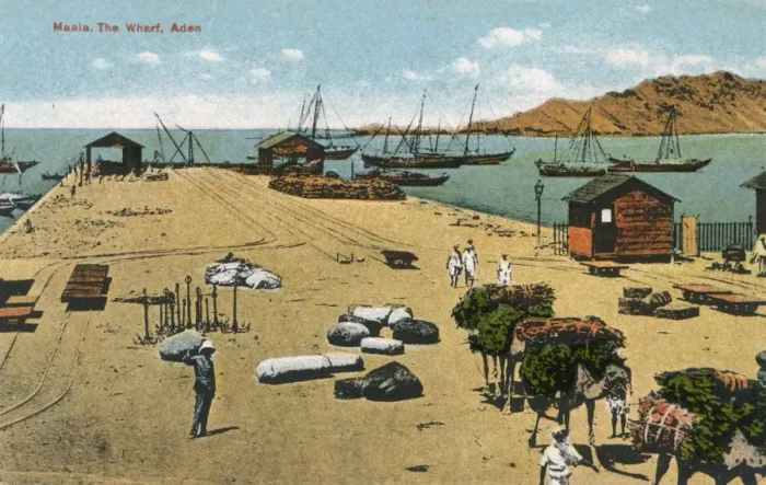 Framed Print : The Wharf, Maala harbour, Aden Framed Print : The Wharf, Maala harbour, Aden