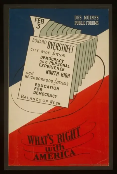Framed Print : Whats right with America Des Moines Public Forums Framed Print : Whats right with America Des Moines Public Forums