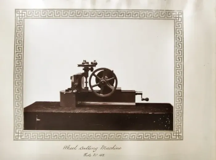 Framed Print : Wheel cutting machine Framed Print : Wheel cutting machine