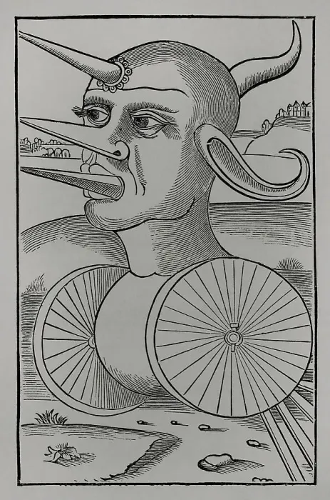 Framed Print : Wheeled war machine for breaking enemy ranks or Framed Print : Wheeled war machine for breaking enemy ranks or