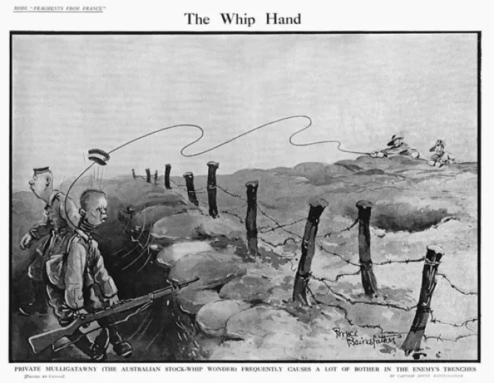 Framed Print : The Whip Hand, by Bairnsfather Framed Print : The Whip Hand, by Bairnsfather