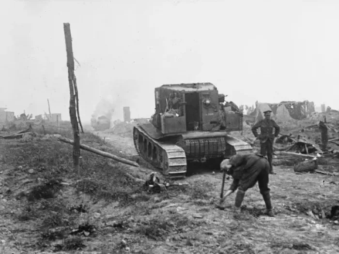 Framed Print : Whippet Tank 1918 Framed Print : Whippet Tank 1918