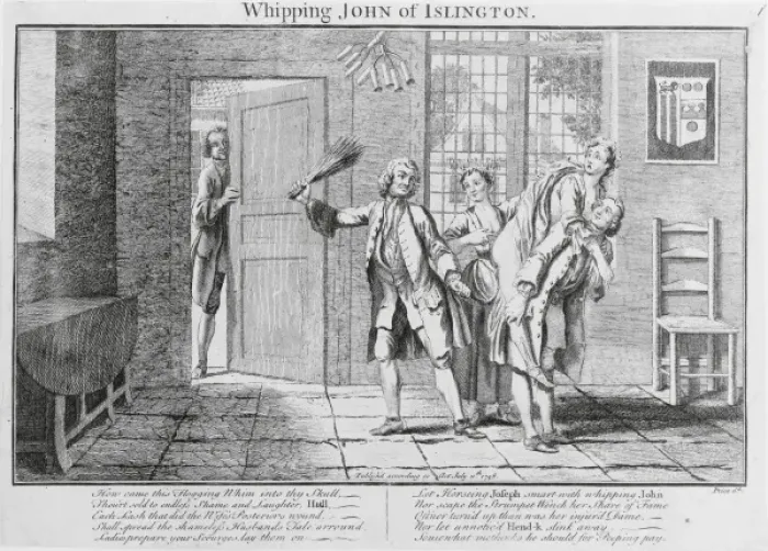 Framed Print : Whipping John of Islington Framed Print : Whipping John of Islington