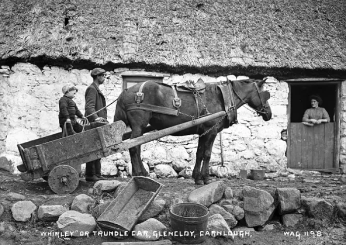 Framed Print : Whirley Or Trundle Car, Glencloy, Carnlough Framed Print : Whirley Or Trundle Car, Glencloy, Carnlough