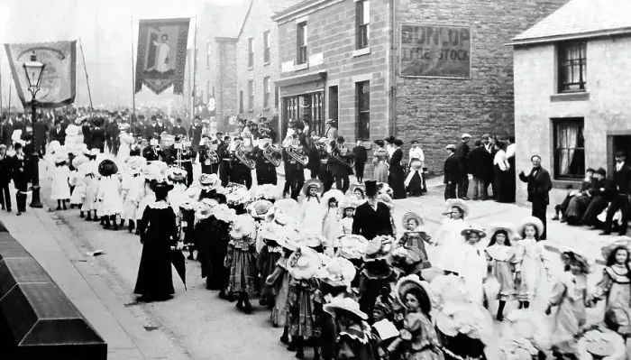 Framed Print : Whit Monday parade, Padiham Framed Print : Whit Monday parade, Padiham