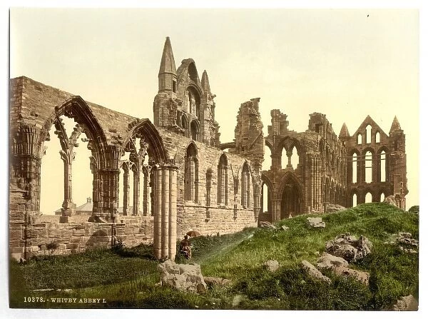 Whitby, the abbey, I. Yorkshire, England