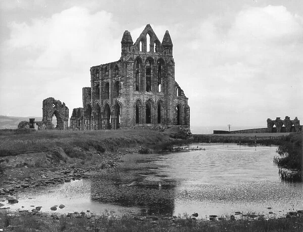 Whitby Abbey, Yorkshire, England. King Edwin built a small church here c. 630. St