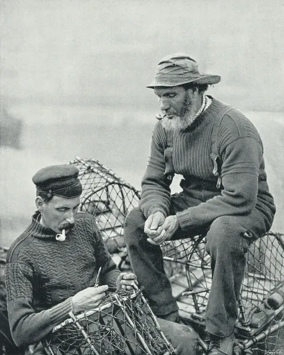 Framed Print : Whitby Fishermen Framed Print : Whitby Fishermen