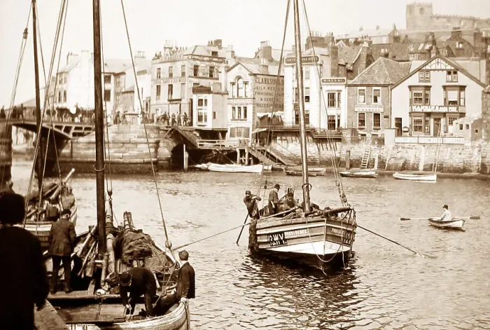 Framed Print : Whitby fishermen Framed Print : Whitby fishermen