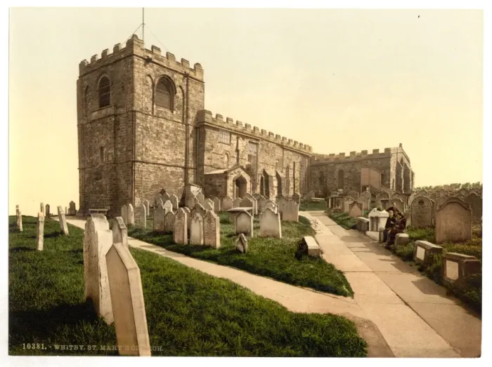 Framed Print : Whitby, St. Marys Church, Yorkshire, England Framed Print : Whitby, St. Marys Church, Yorkshire, England