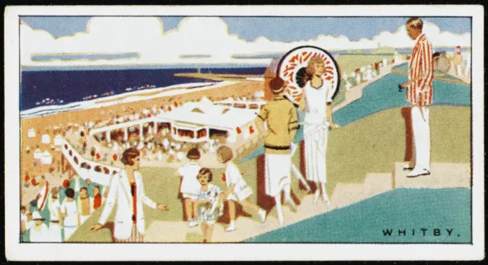 Framed Print : WHITBY / YORKS 1920S CIG Framed Print : WHITBY / YORKS 1920S CIG