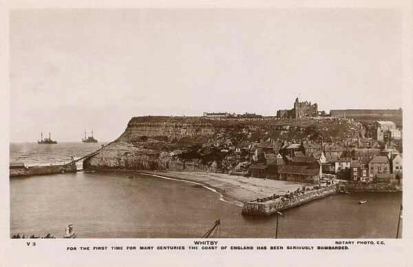 Whitby Yorkshire. A photograph purporting to be