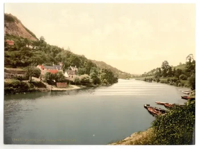Framed Print : Whitchurch, near Symonds Yat, England Framed Print : Whitchurch, near Symonds Yat, England