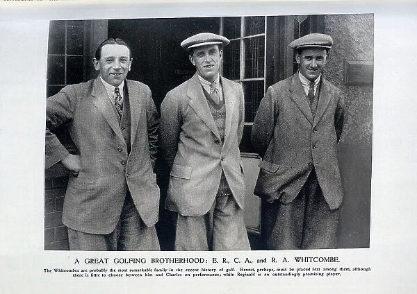 The Whitcombe Brothers, Golfers