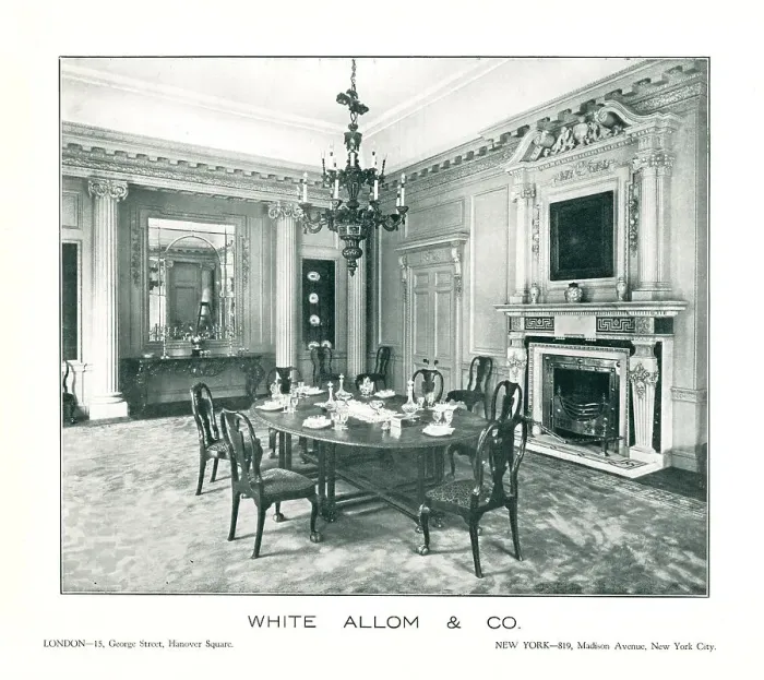 Framed Print : White Allom and Co Advertisement Framed Print : White Allom and Co Advertisement