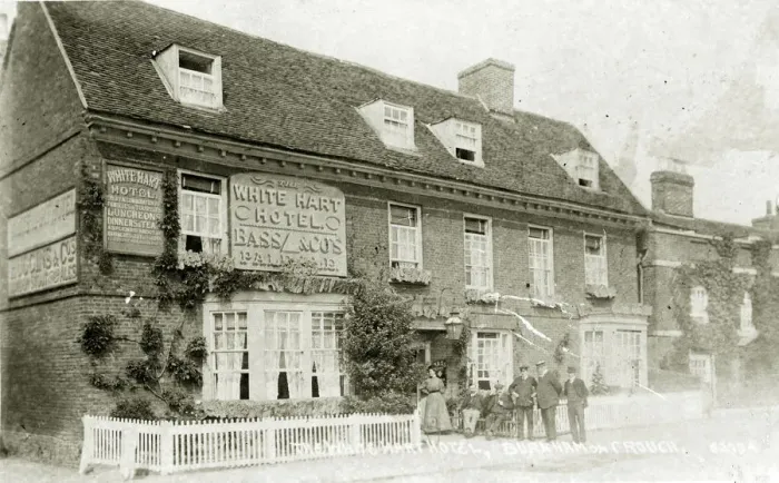 Framed Print : The White Hart Hotel