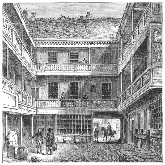 Framed Print : White Hart Inn, Southwark Framed Print : White Hart Inn, Southwark