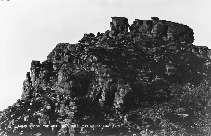 Framed Print : The White Lady, Valley of Rocks Framed Print : The White Lady, Valley of Rocks