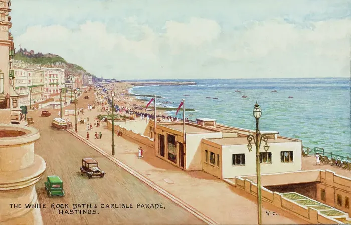 Framed Print : White Rock Bath and Carlisle Parade, Hastings, East Sussex Framed Print : White Rock Bath and Carlisle Parade, Hastings, East Sussex