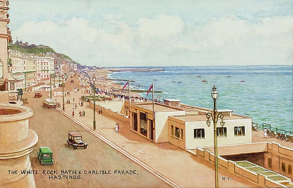 White Rock Bath and Carlisle Parade, Hastings, East Sussex