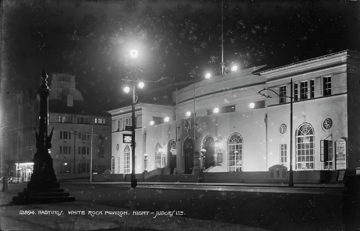Framed Print : White Rock Pavilion at Night Framed Print : White Rock Pavilion at Night
