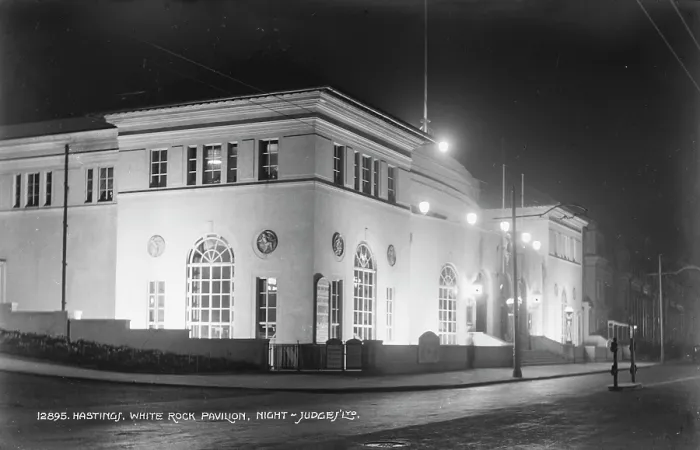 Framed Print : White Rock Pavilion at Night Framed Print : White Rock Pavilion at Night