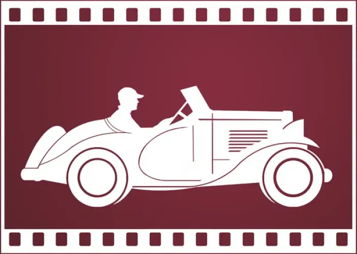 Framed Print : White Sportscar on Maroon Background Framed Print : White Sportscar on Maroon Background